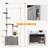 Cat Tree with Litter Box Enclosure