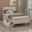 Upholstered Standard Bed with Drawers-590244928