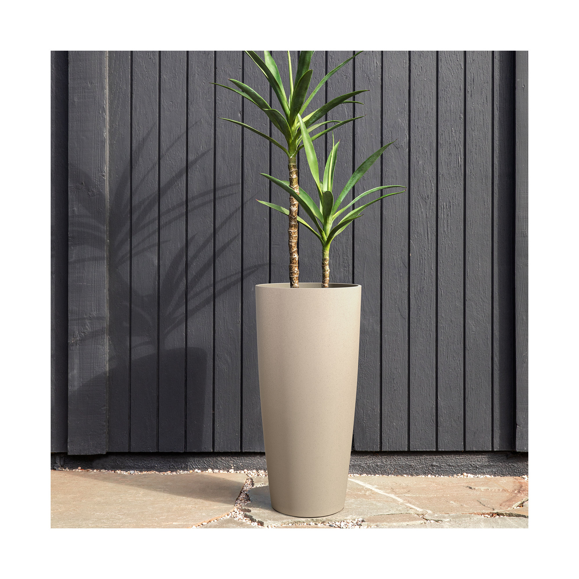 Mason Series Selena Planter, 1, Sand