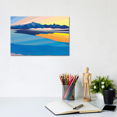 Sunset Reflection by Jun Youngjin - Wrapped Canvas Print