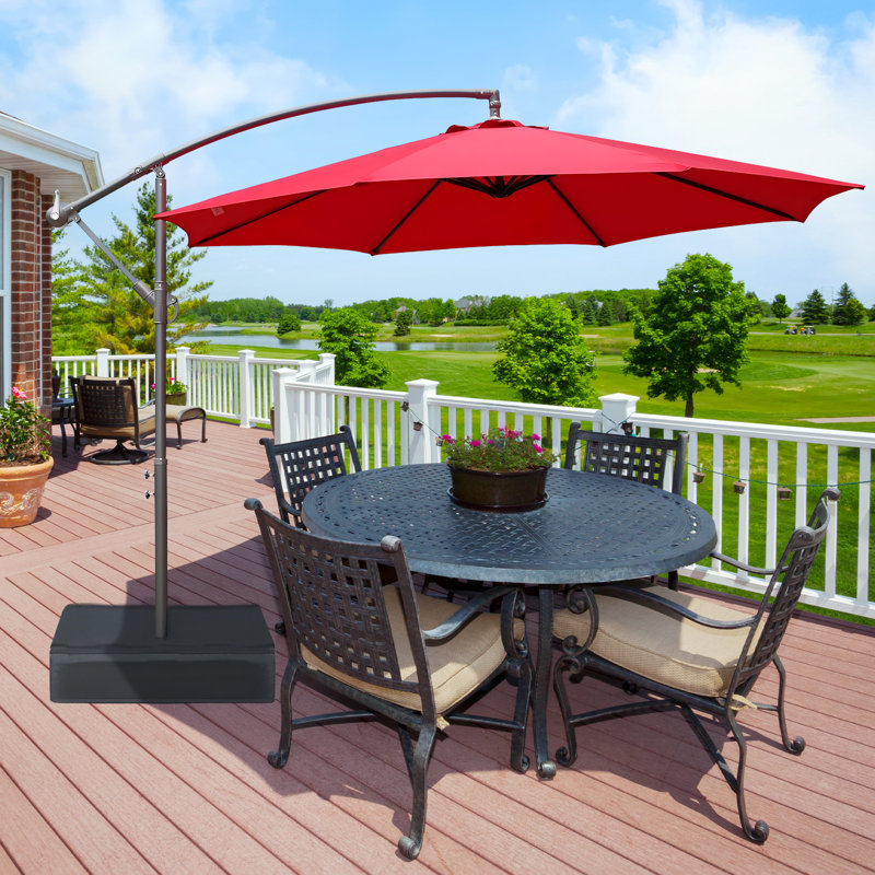 305cm Tilt Cantilever Parasol, Red