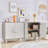 30.7" Retro Carved 2-Door Accent Cabinet