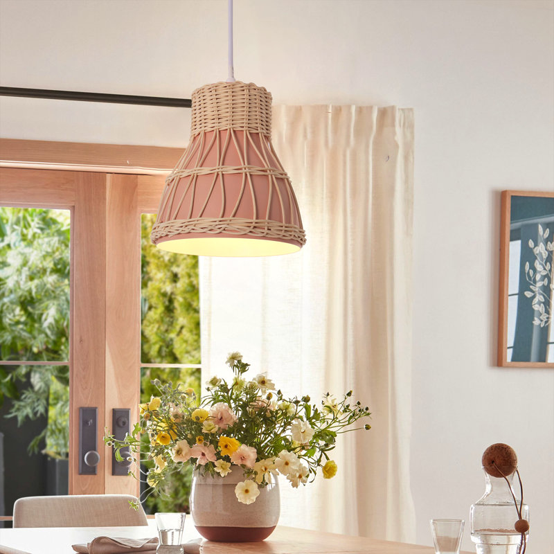 1 - Light Natural Pendant, Pink