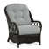 Chaise avec accoudoirs en rotin Everglade