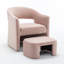 Fauteuil demi-tonneau avec repose-pieds Kyah-220945845
