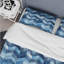 Blue Modern Chevron Charm II - Ensemble de housse de couette moderne-109157001