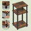 Table de chevet à 3 niveaux Ebern Design Just Turn-N-Tube-507845850-526660063
