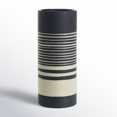 BlackWhite Ceramic Table Vase