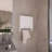 Optim Medicine Cabinet with towel holder 17.4" Wide Medice Cabinet Organizer with Two interior Shelves and Tower Holder for Bathroom, Kitchen, Mudroom-547399420