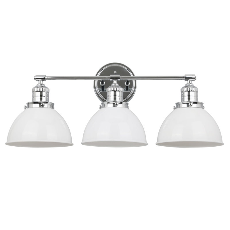 Sumler 3 - Light Dimmable Vanity Light, Polished Chrome