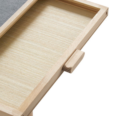 Table 1500 pièces avec pieds réglables, 4 tiroirs de rangement et housse, 34 x 25 po, planche de bois portable avec surface en feutre, accessoires de casse-tête pour adultes, organisateur inclinable de 0 ° à 45 °