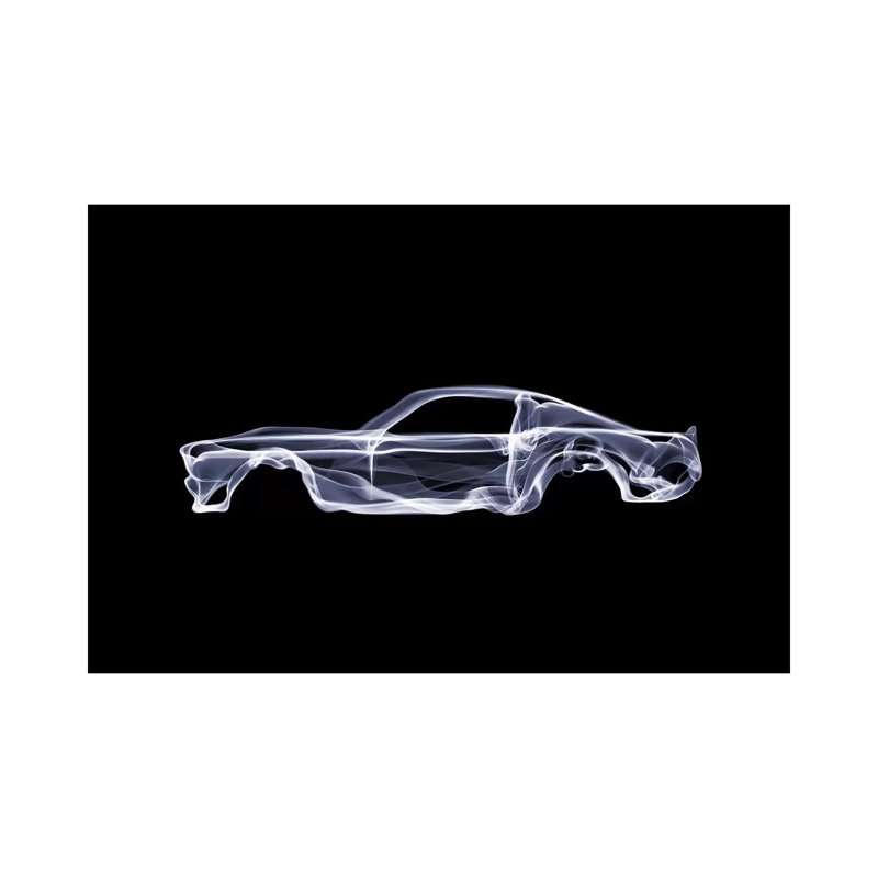 Ford Mustang by Octavian Mielu - Wrapped Canvas Print, 66.04 cm H x 45.72 cm W x 1.91 cm D