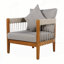 Fauteuil club d'extérieur en bois d'acacia-2125481372