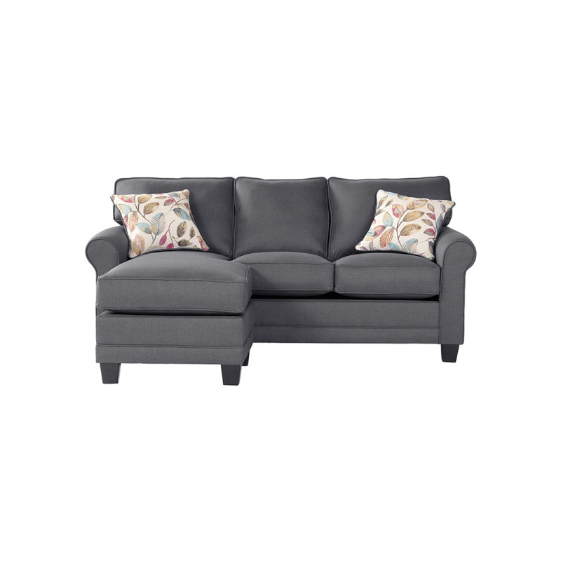 Ndayisenga Upholstered L-Shaped Sectional Left Hand Facing, Jitterbug Gray