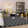 Soft Moroccan-Style Bedroom Rug, Shaggy Modern Area Rug
