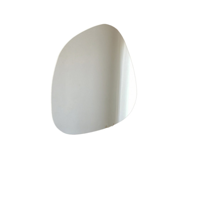 Dorcia Wood Flat Wall Mirror, 75cm H x 58cm W 