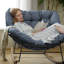 Powder Coated Steel Outdoor Chair-1529456838