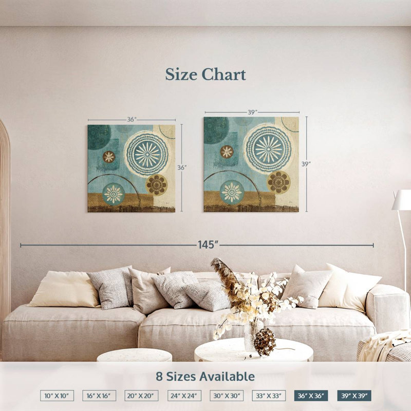 Kerner New Generation Blue I, 39" H x 39" W