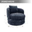 Fauteuil d'appoint en tonneau chenille 30 po-1572778989