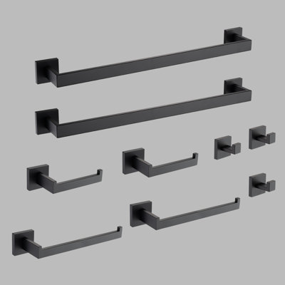 9 - Piece Bathroom Hardware Set
