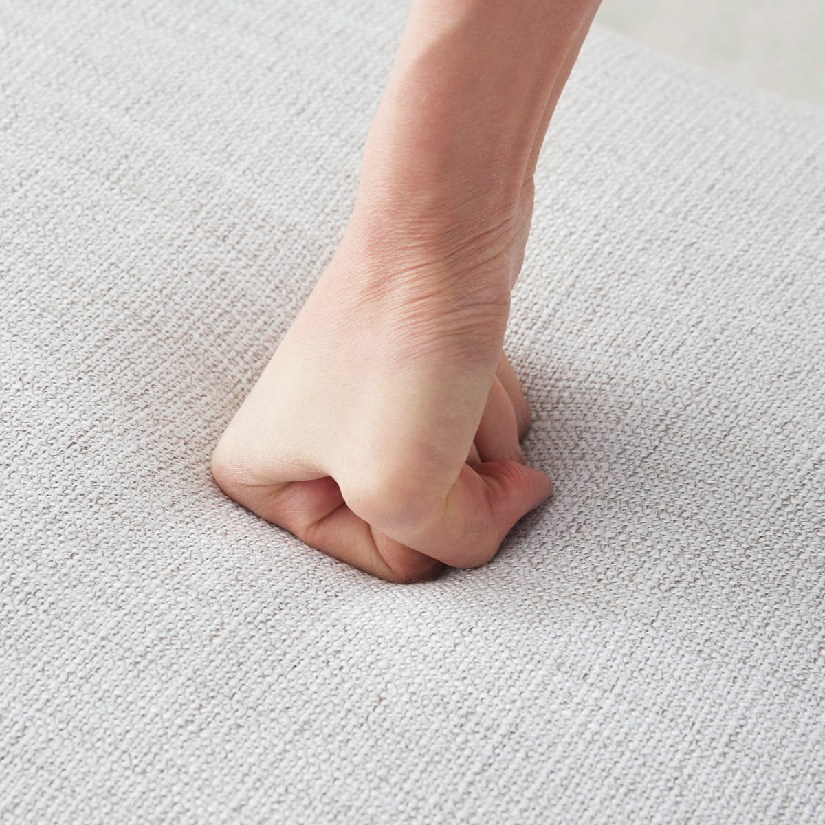 Herrot Modern Upholstered Armchair Solid Wood Accent Chair With Ottoman