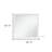 HomeRoots Solid Wood Square Mirror