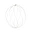 Sphère scintillante, blanc, grand-1338407031