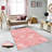 Stylish Woven Carpet, 1% Polyester, .3 in Pile Height | Antibacterial, Non-Slip PVC Felt Dot Underside, Machine Washable | 3D Digital Printing, Durable & Easy to Maintain - Perfect for Any Room-340417952