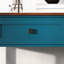 Farmhouse Style Console Table with 2 Drawer and Bottom Storage Shelf for Entryway