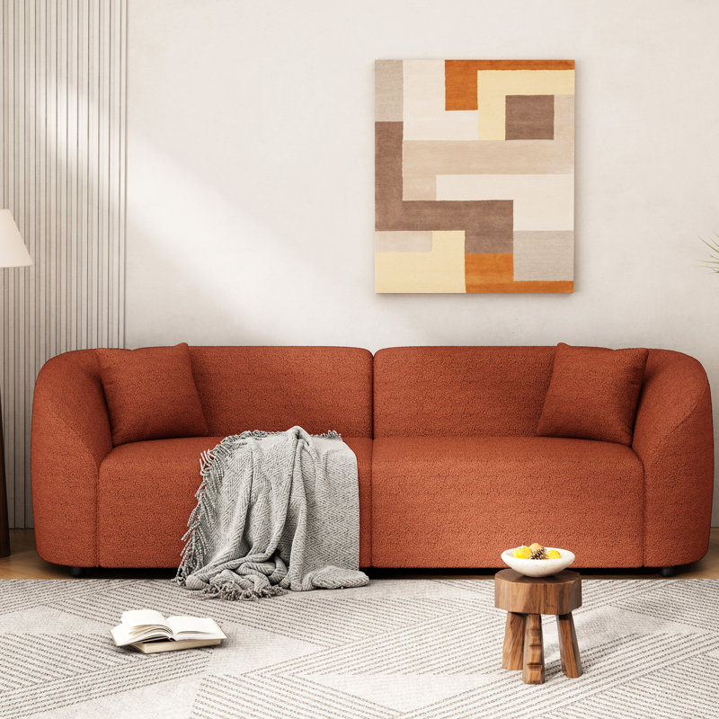 Orange 89,42 po Courbe - construction, expérience confortable, surface lisse,
