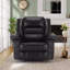 Fauteuil inclinable de massage manuel en cuir respirant
