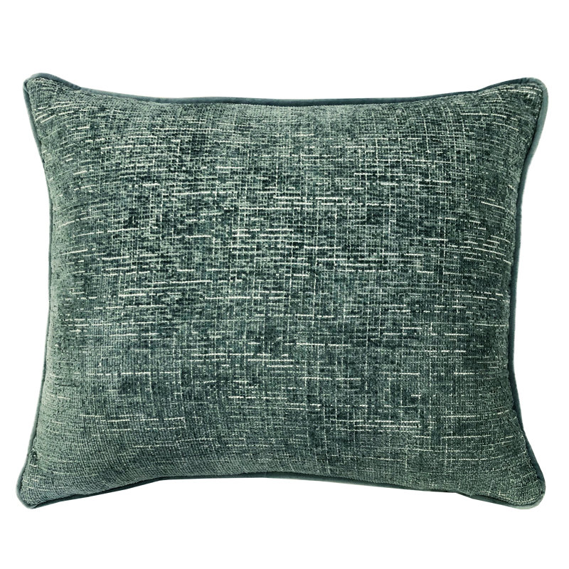 Ewoud Feather Throw Pillow, Denim