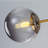 Smoke Grey Glass Globe Blossom Flush Mount Ceiling Light-1460750851