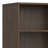 Harper 66"H Solid Wood Mid-Century Modern 5-Shelf Bookshelf with Angled Frame and Tapered Legs