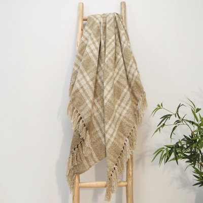 Runnells Chenille Tartan Throw