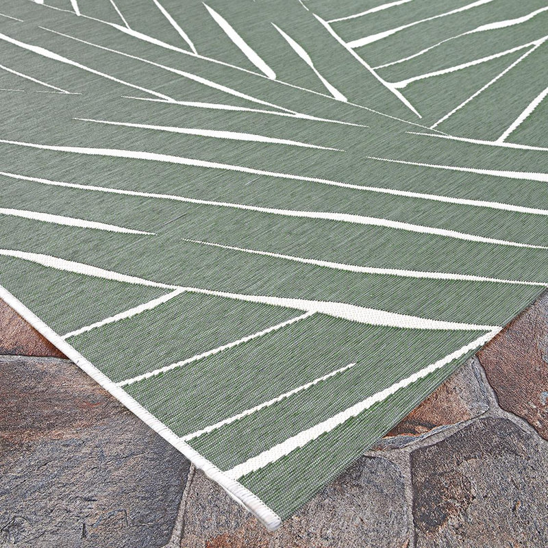 Tapis d'extérieur tissé à plat Dolce, Rectangle 2 pi 3 po x 3 pi 11 po