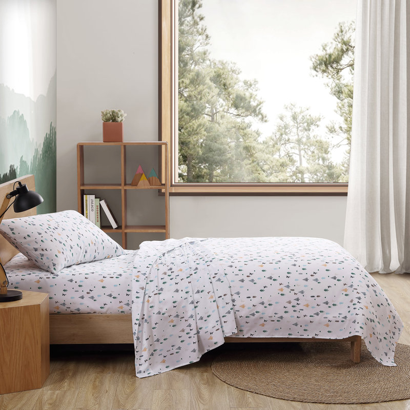 Ensemble de draps Eddie Bauer, Ensemble de draps pour lit simple + 1 taie d'oreil, Pays des rêves