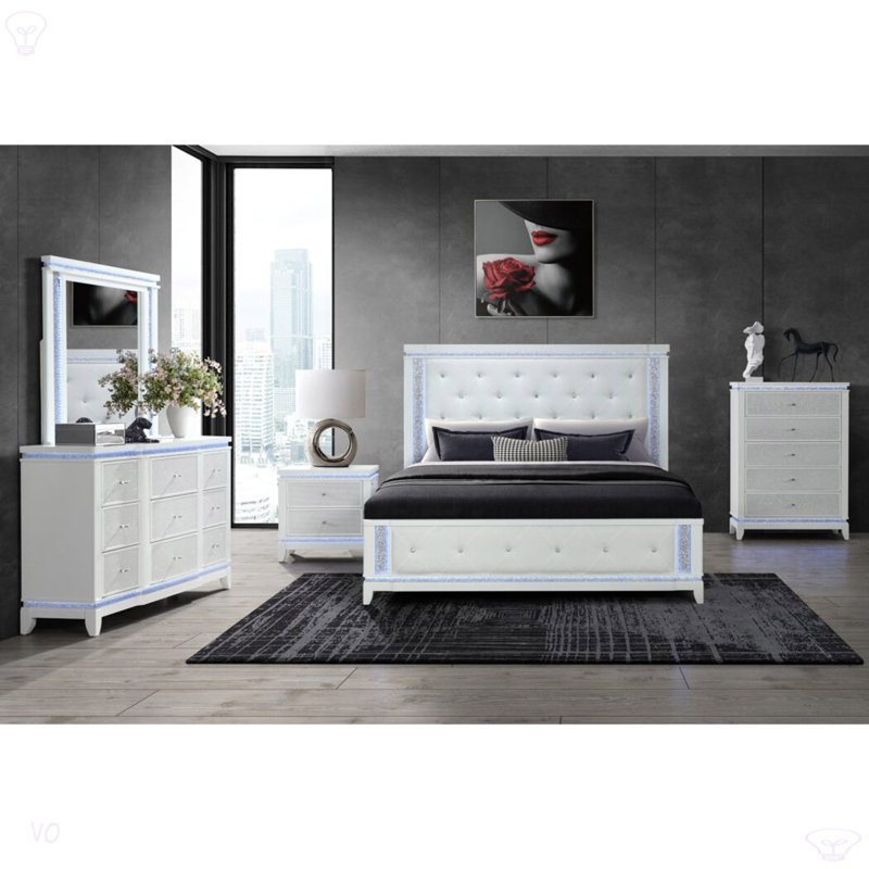 Commode blanche ADALID