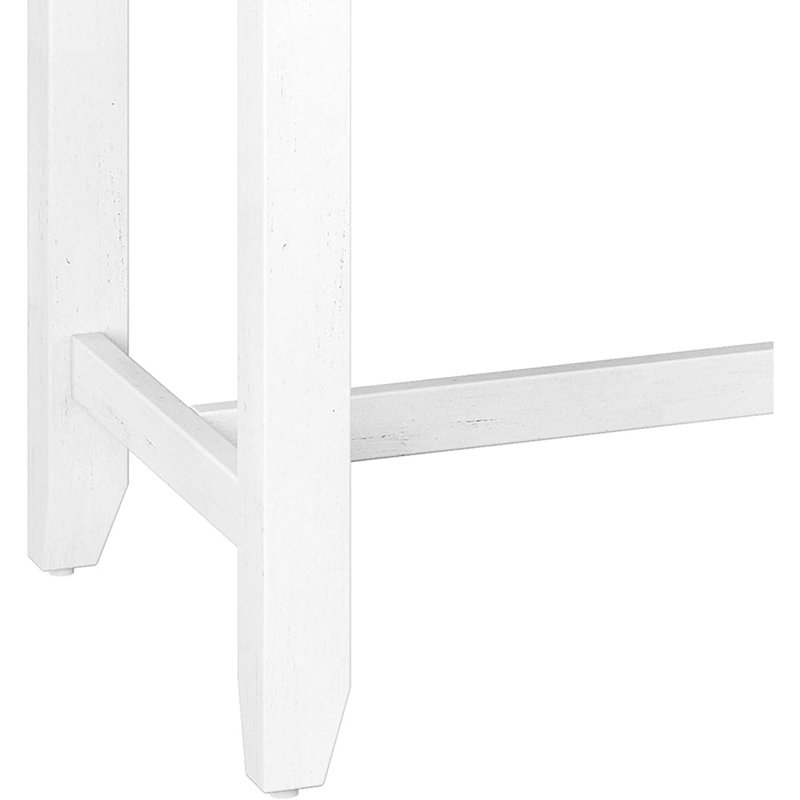Table à hauteur de comptoir - Finition gris vieilli / blanc mer
