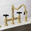 Duchess Double Handle Kitchen Faucet with Side Spray-92195261
