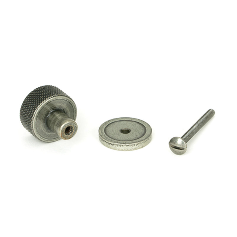 Round Knob, 2.5 cm, Pewter Patina