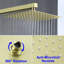 Robinet de douche mural avec valve brute-67396966