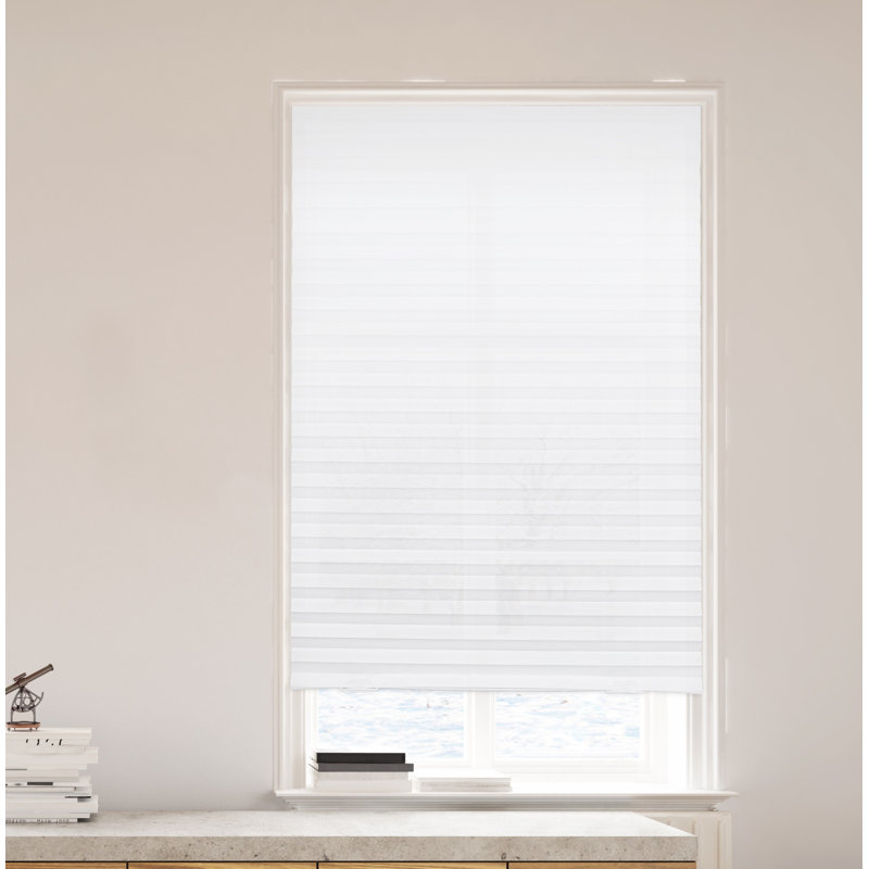 Cordless Light Filtering Cellular Shade, White, 48''W x 72''L