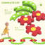 HOMCOM Plastic Outdoor Kids Game