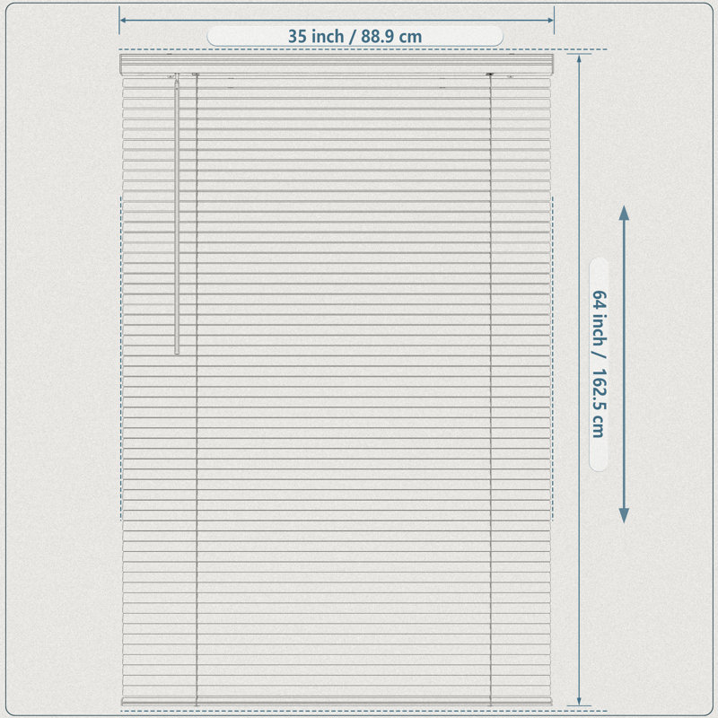 Rideaux sans cordon pour fenêtres d'intérieur, L 35 po x L 64 po