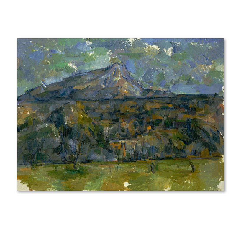 « sainte-victoire » par print sur toile tendue Paul Cezanne, H 24 po x l 32 po