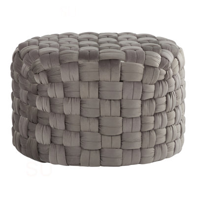 Velvet Pouf