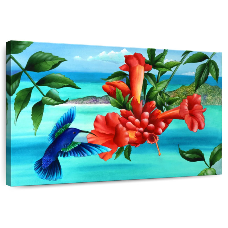 Exotic Afternoon Delight, 20" H x 30" W