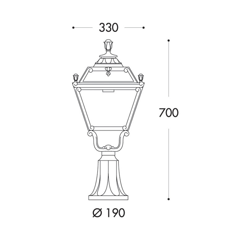 Ulen Pier Mount Light