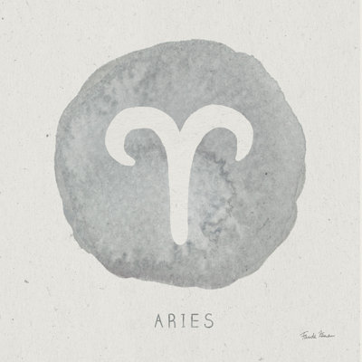 " Mystic Zodiac I " by Farida Zaman Painting Print